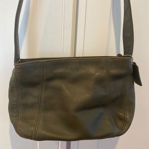 NWT Coach crossbody dark green